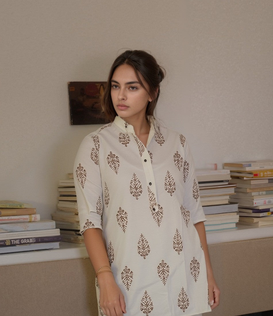 Aarunya Handblock Co-ord Set